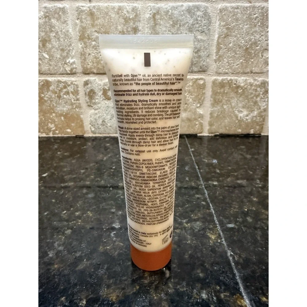 Ojon Hair Hydrating Styling Cream | 2 fl oz / 60ml | Sealed | Smoothing Leave-in